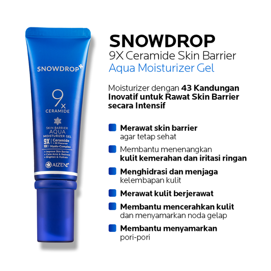 Aizen SNOWDROP 9X Ceramide Skin Barrier Aqua Moisturizer Gel