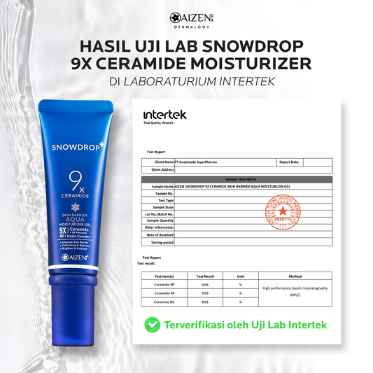 Aizen SNOWDROP 9X Ceramide Skin Barrier Aqua Moisturizer Gel